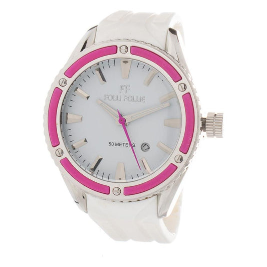 Folli Follie White Synthetic Watch FFWF0T027ZDPAC