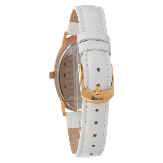 Folli Follie White Leather Watch FFWF2B012STWAAC