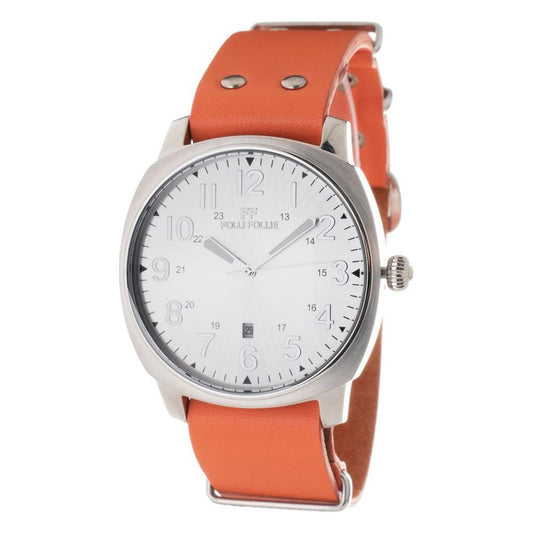 Folli Follie Orange Leather Watch FFWT14T0015DNAAC