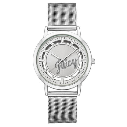 Juicy Couture Silver Stainless Steel Dress Watch