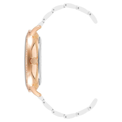 Juicy Couture White Metal Dress Watch