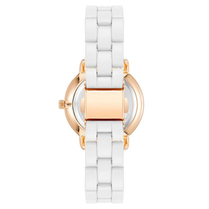 Juicy Couture White Metal Dress Watch