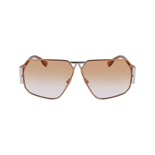 Karl Lagerfeld Gray Metal Sunglasses Karl Lagerfeld Tan