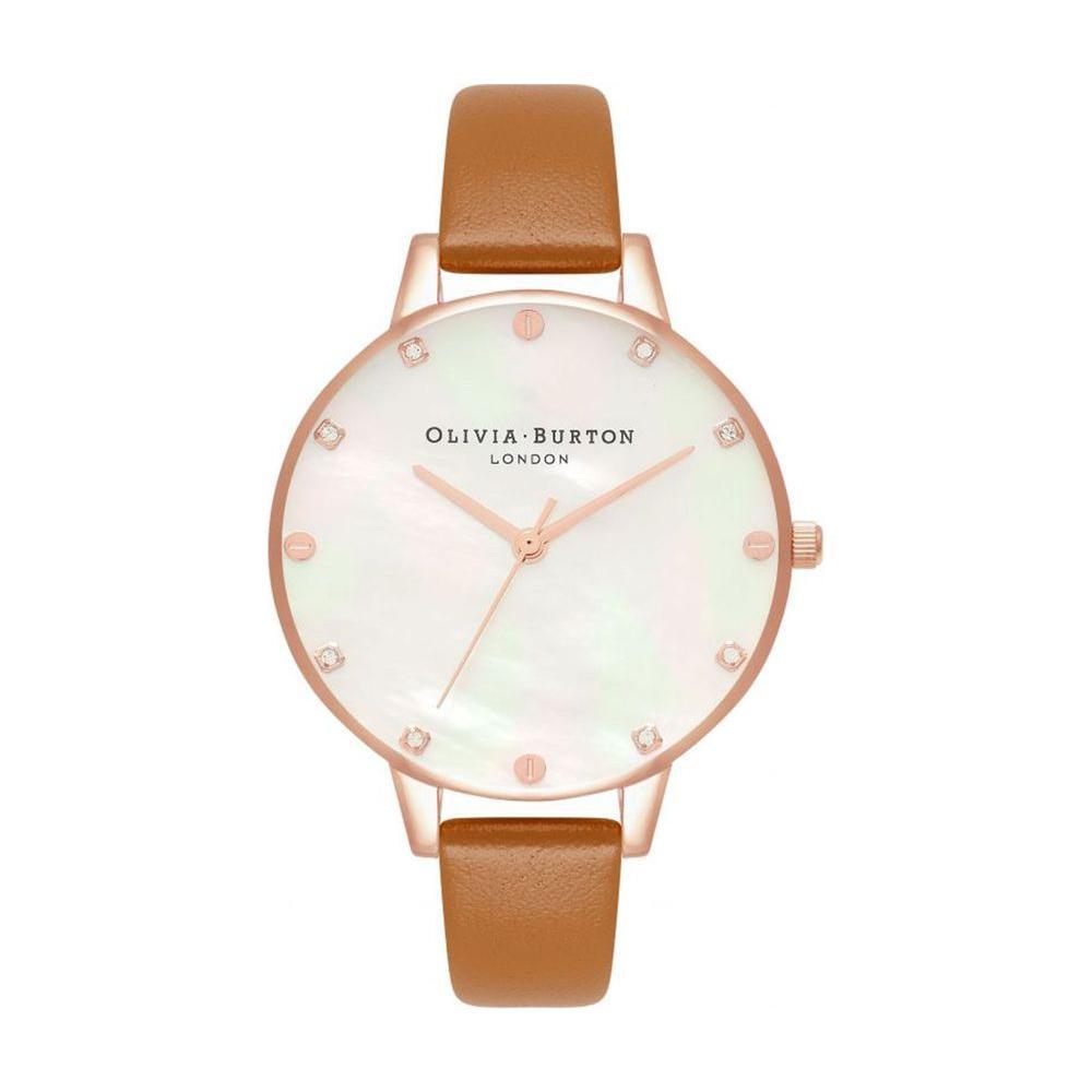 Olivia Burton Brown Artificial Leather Watch OBOB16SE18AC