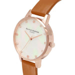 Olivia Burton Brown Artificial Leather Watch OBOB16SE18AC
