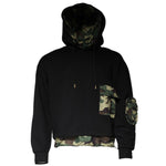 Dolce & Gabbana Black Pocket CottonHooded Sweatshirt Sweater
