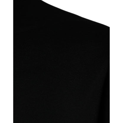 Dolce & Gabbana Black DG Logo Cotton Men Sweatshirt Sweater