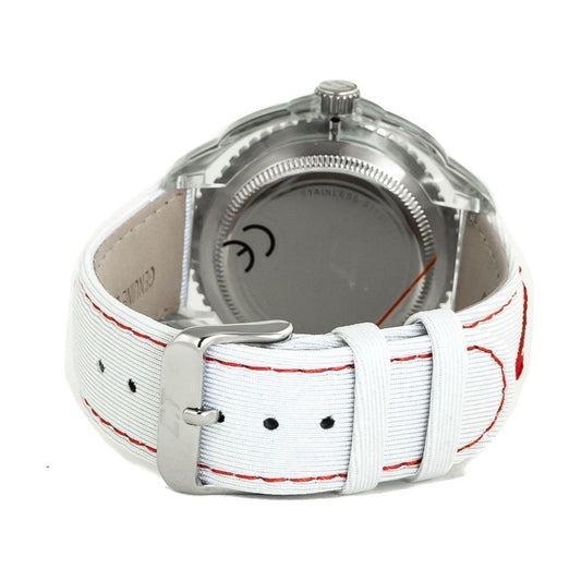 Chronotech White Leather Watch CHCC6280L04AC