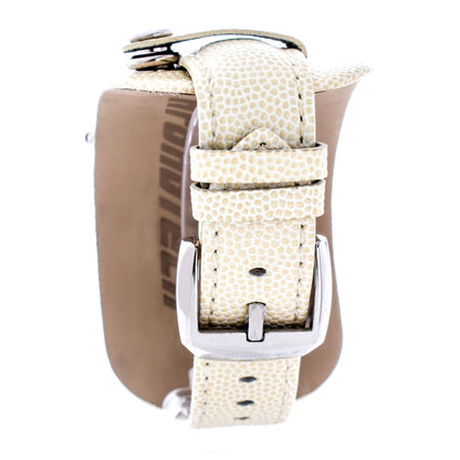Chronotech Beige Leather Bracelet Watch1728,67434610848,Accessories,Beige,Bracelet Watches - Watches - Accessories,Chronotech,New with tags,Unisex,Watches - Accessories