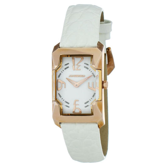 Chronotech White Leather Watch CHCT6024L11AC