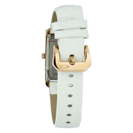 Chronotech White Leather Watch CHCT6024L11AC