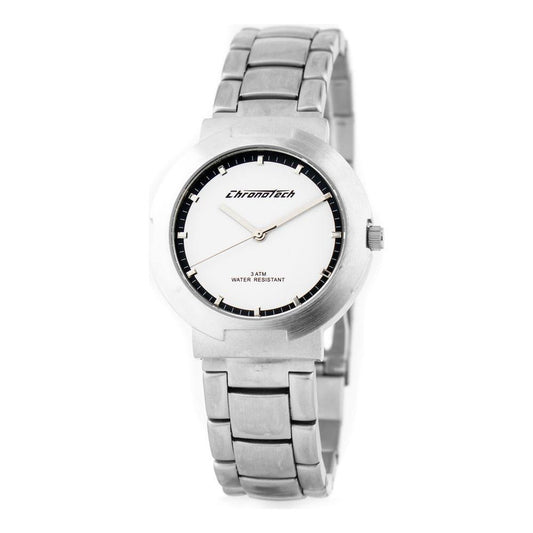 Chronotech Silver Stainless Steel Watch CHCT645103MAC