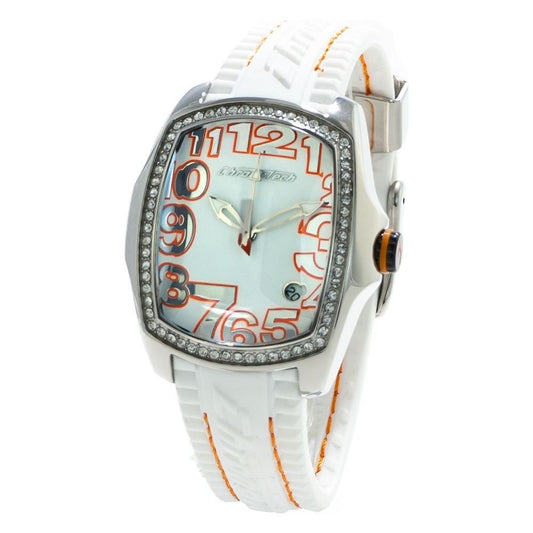 Chronotech White Rubber Watch CHCT7016LS09AC