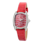 Chronotech Red Leather Watch