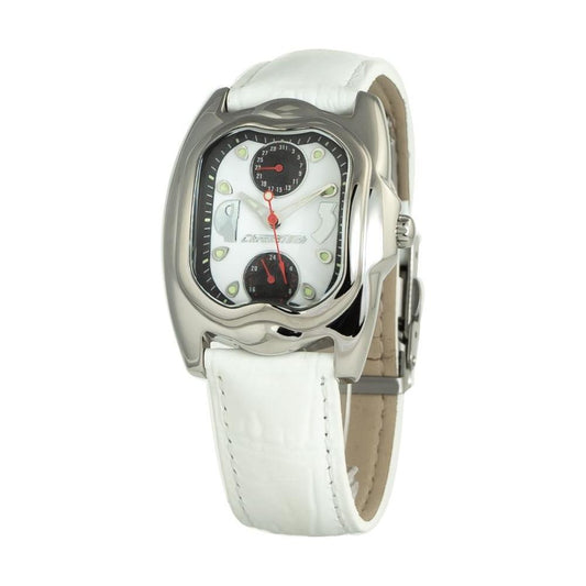 Chronotech White Leather Watch CHCT7220L07AC