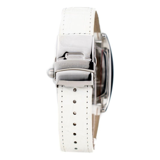 Chronotech White Leather Watch CHCT7274M07AC
