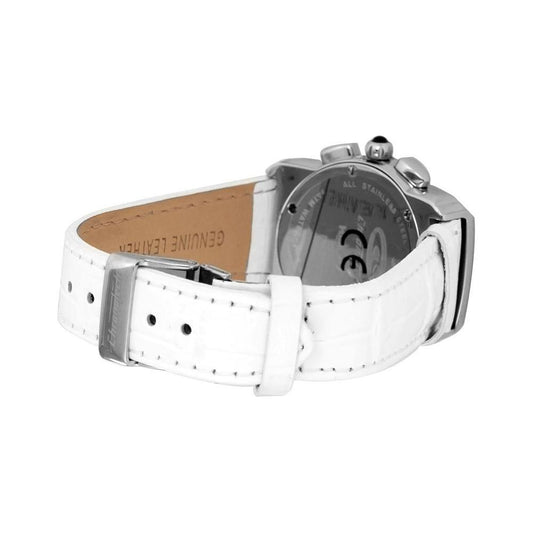 Chronotech White Leather Watch CHCT7280M06AC