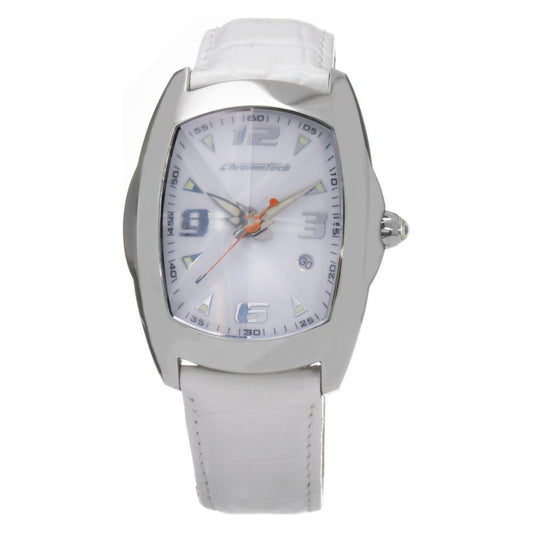 Chronotech Chronotech White Leather Watch CHCT7504MBAC 1728,67434610848,Chronotech,Men,New with tags,Watches,Watches for Men - Watches,White