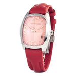Chronotech Red Leather Watch