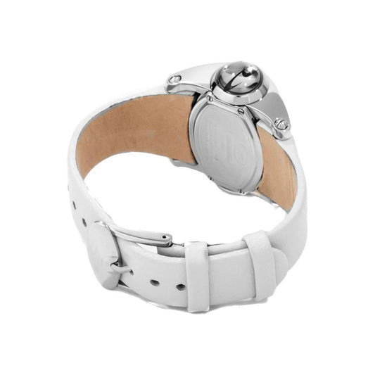 Chronotech White Leather Watch CHCT7681L09AC
