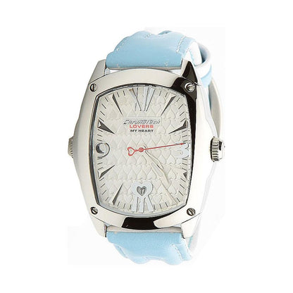 Chronotech Blue Leather Watch