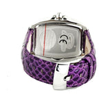 Chronotech Purple Leather Watch