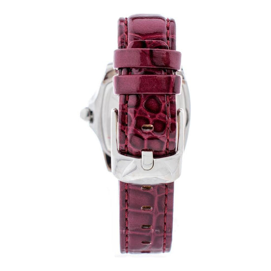 Chronotech Red Leather Watch