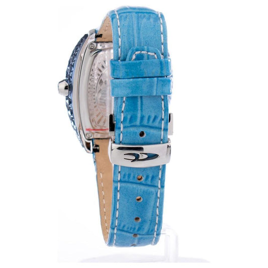 Chronotech Blue Leather Watch