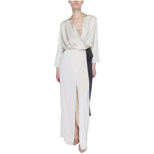 Sandro Ferrone Sandro Ferrone Beige Polyester Dress SA-14202102507-IT40 | XS 1728,71956299936,Beige,Clothing,Dresses - Women - Clothing,IT40 | XS,New with tags,Sandro Ferrone,Women,Women - Clothing