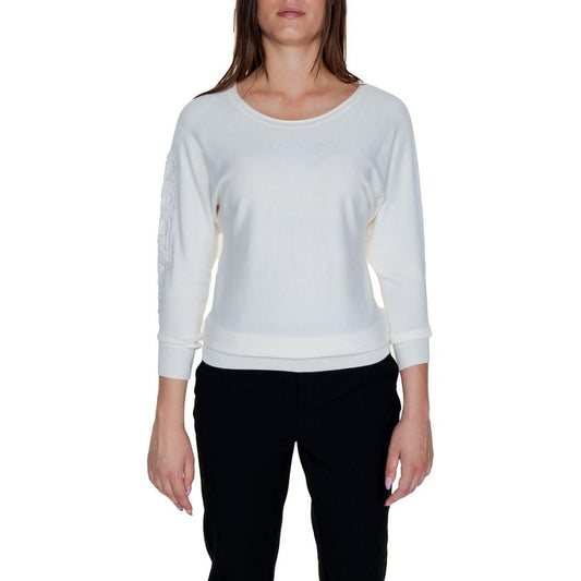 Guess White Viscose Tops & T-Shirt Guess Black