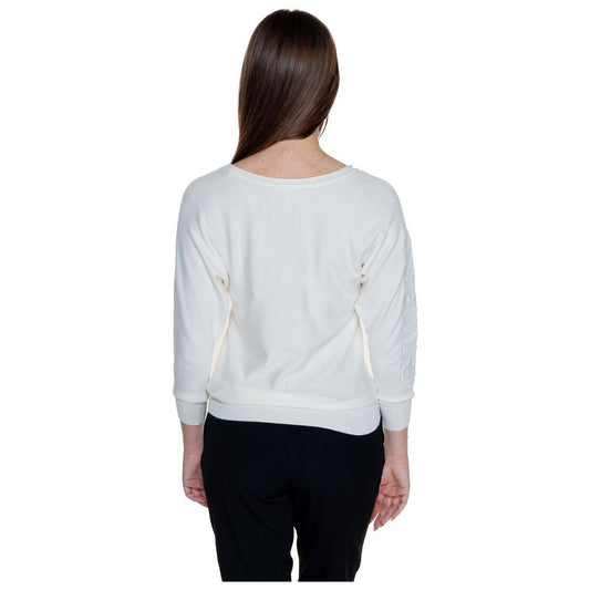 Guess White Viscose Tops & T-Shirt Guess Black