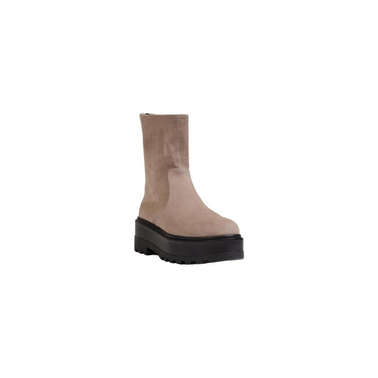 Calvin Klein Gray Recycled Polyester Boot