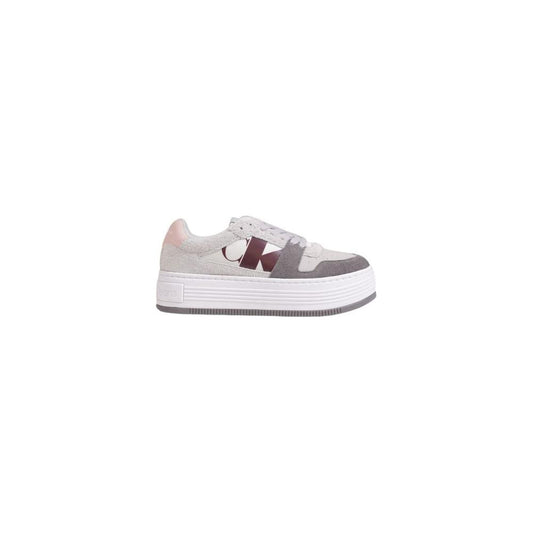 Calvin Klein Gray Leather Sneaker