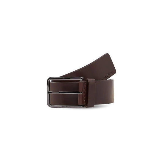 Calvin Klein Brown Leather Belt Calvin Klein Dark Slate Gray