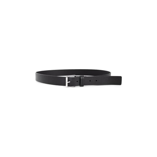 Calvin Klein Black Leather Belt Calvin Klein Dark Slate Gray