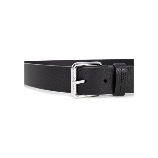 Calvin Klein Black Leather Belt Calvin Klein Dark Slate Gray
