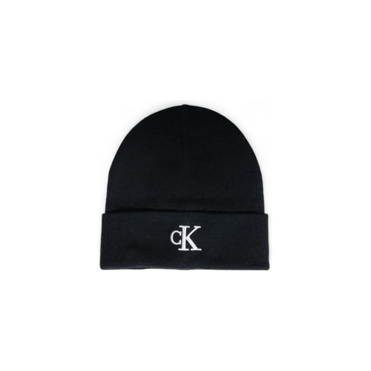 Calvin Klein Black Recycled Polyester Hats & Cap Calvin Klein Black