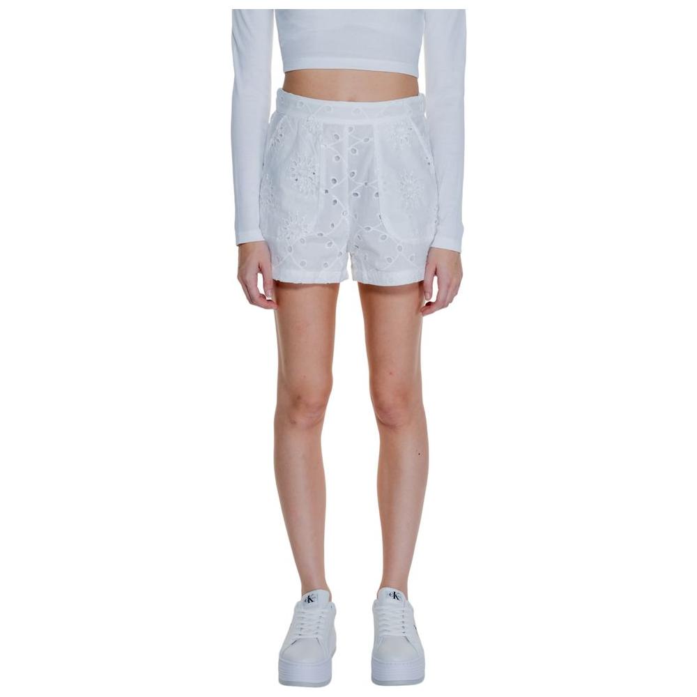 Only White Cotton Short Only Gray