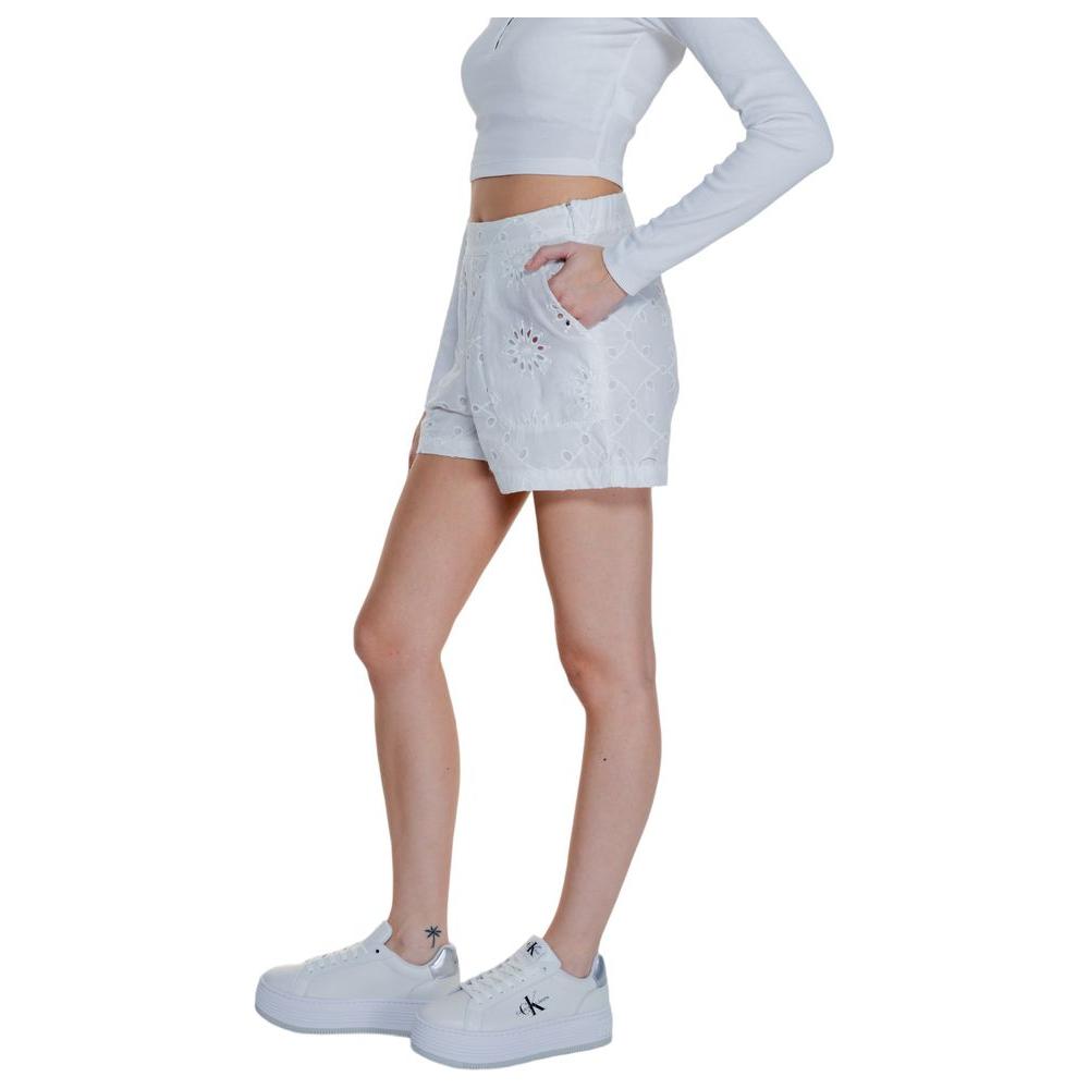 Only White Cotton Short Only Gray