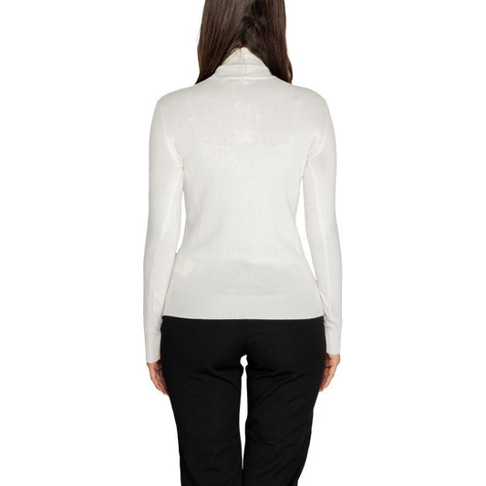 Guess White Viscose Sweater Guess Light Gray