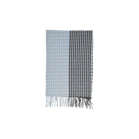 Only Blue Recycled Polyester Scarf Only Dark Gray