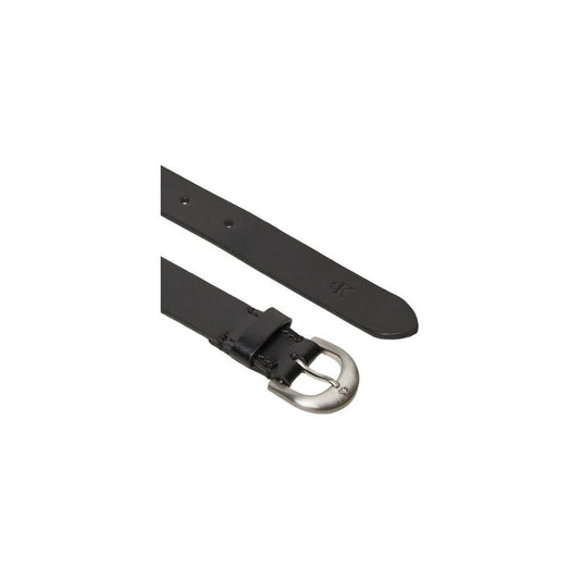Calvin Klein Jeans Black Leather Belt Calvin Klein Jeans Dark Slate Gray