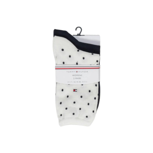Tommy Hilfiger White Cotton Tights & Sock Tommy Hilfiger Light Gray