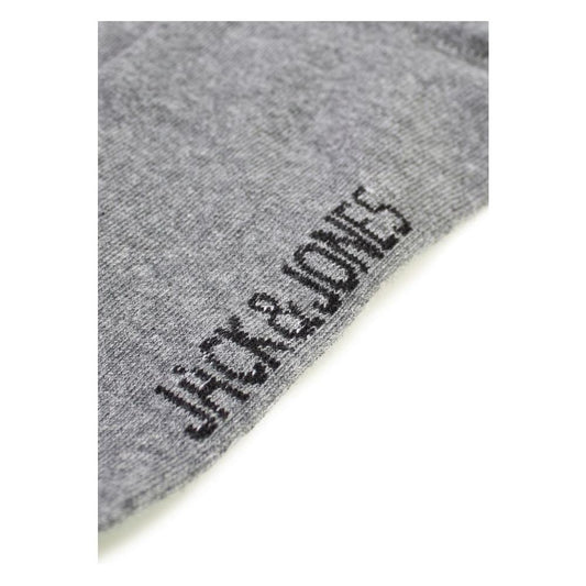 Jack Jones Gray Cotton Sock Jack Jones Dark Gray