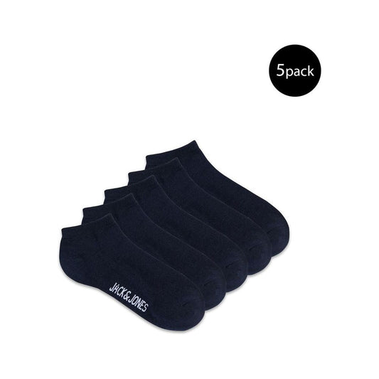 Jack Jones Blue Cotton Sock Jack Jones Black