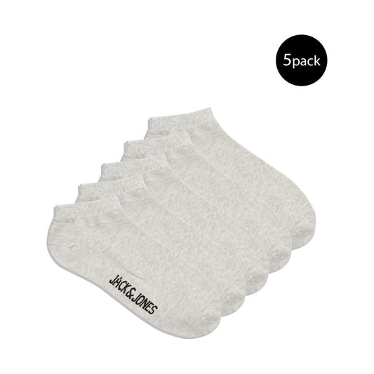 Jack Jones Gray Cotton Sock Jack Jones Light Gray