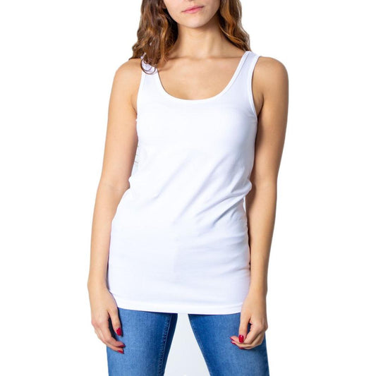 Only White Cotton Tops & T-Shirt Only Antique White