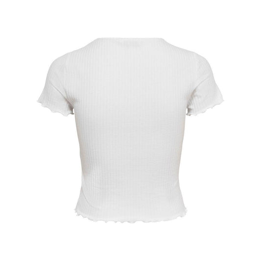Only White Polyester Tops & T-Shirt Only Lavender