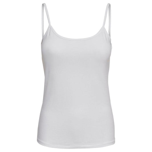 Only White Cotton Tops & T-Shirt Only Light Gray