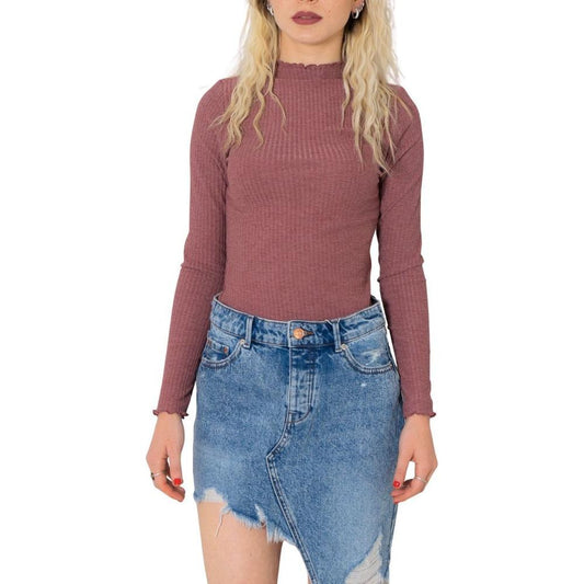 Only Bordeaux Viscose Tops & T-Shirt Only Dim Gray
